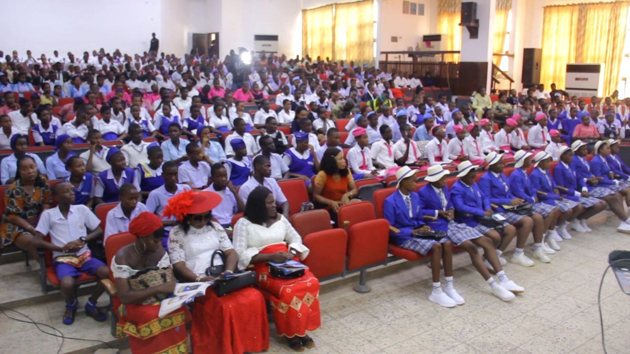 Full auditorium at CHAPOL moral campaign event
